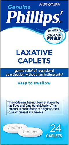 Phillips' Laxative Caplets, 24 Caplets (Pack of 4)