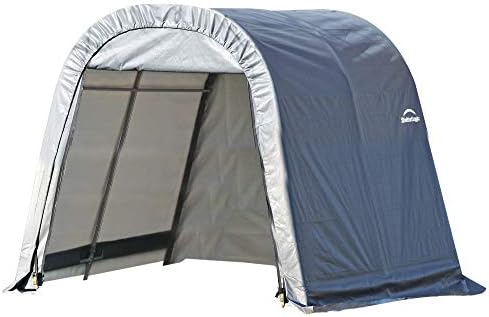 ShelterLogic 77813 Grey 10'x12'x8' Round Style Shelter