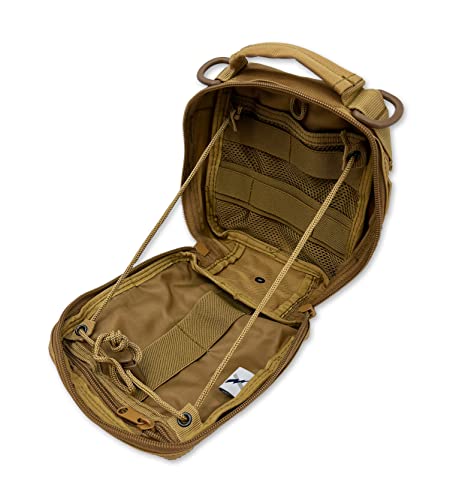Lightning X Gunshot Trauma/Hemorrhage Control Kit in MOLLE IFAK Pouch - TAN