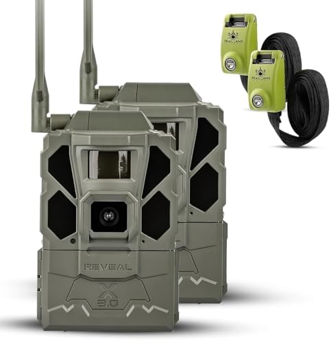 TACTACAM Reveal X Gen 3.0 Cellular Trail Camera - Multi Carrier, HD Photos & Videos, Pre-Installed Antenna, Built-in GPS, Best Battery Life