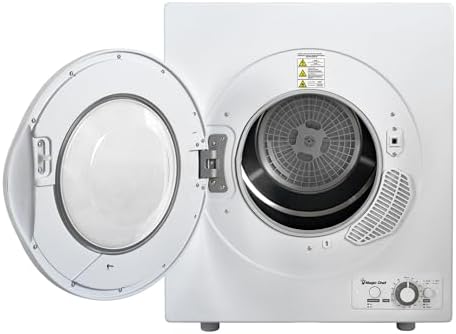 2.6 cu. ft. White Compact Electric Dryer | 2.6-Cu. Ft. Compact Electric Dryer, White, Perfect for Home or Apartment