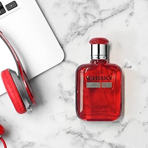 WHISKY RED Eau De Toilette For Men – Passionate And Powerful Scent With Bergamot