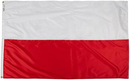 Annin Flagmakers Poland Flag - 2 x 3 Feet (Model 196822) | USA-Made to Official United Nations Design Specifications