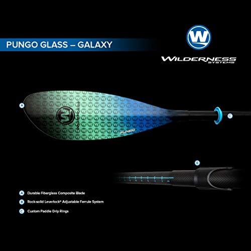 Wilderness Systems Pungo Kayak Paddle for Recreation/Touring | Fiberglass or Carbon Fiber Blade | Adjustable Carbon Fiber Shaft (220-240cm)