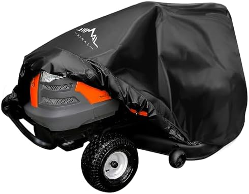 Himal Outdoors Riding Lawn Mower Cover Pro, Heavy Duty 600D to 54" | Polyester Oxford,Waterproof,UV Resistant,Universal Size Tractor Cover,Storage Bag