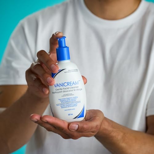 Vanicream Gentle Facial Cleanser for Sensitive Skin, 8 Oz (Pack of 3), Unscented, 24 Fl Oz