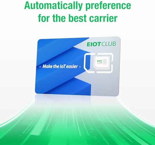 EIOTCLUB Data SIM Card Triple Play for 360 Days - No Contract | Support Unlocked Security Solar and Hunting Trail Game Cameras IoT Device