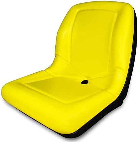 TRAC SEATS Yellow High Back Seat for John Deere GT225 GT235 GT245 GX325 GX335 GX345 GX355D LX255 Lawn Mower Tractor