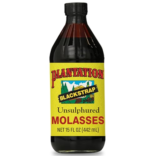Plantation Blackstrap Molasses 31 oz – Unsulphured Blackstrap Molasses, Rich Natural Sweetener for Baking, BBQ, Baked Beans, Gingerbread & Beverages