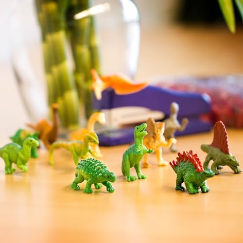Safari Ltd. Dinos TOOB - Includes 12 Hand-Painted Mini Figurines - T-Rex, Triceratops, Velociraptor, Stegosaurus