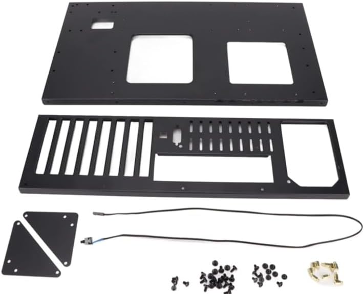 DIY Computer Case PC Frame Desktop Chassis Stackable Rack Stand Open Air case Supports ATX ITX MacroATX E-ATX X79 X99 Motherboard, can be Stacked up to 10 Layers