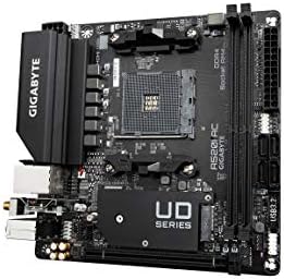 Gigabyte A520I AC (AMD Ryzen AM4/Mini-ITX/Direct 6 Phases Digital PWM with 55A DrMOS/Gaming GbE LAN/Intel WiFi+Bluetooth/NVMe PCIe 3.0 x4 M.2/3