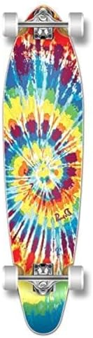Graphic Series Complete Kicktail Skateboards Longboard w/BlackWidow Premium 80A Grip Tape, Aluminum Truck, ABEC9 Bearing, 71mm Skateboard Wheels