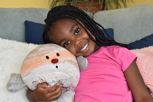 Celestial Buddies Jupiter Buddy | 12" Soft Stuffed Plush, Embroidered Features, Fun Planet Facts Tag for Kids – STEM Learning, Educational Gift