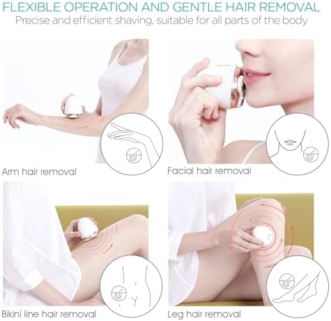 VOGOE Electric Shaver for Women, 3D Floating Blade Rotary Razor, ES300