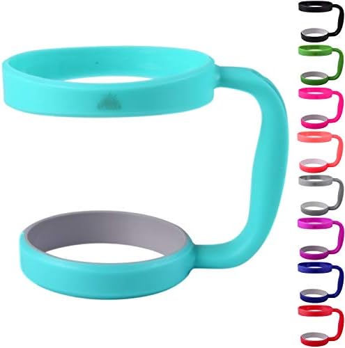 STRATA CUPS 30 oz Tumbler Handle - Available For 30 oz YETI Tumbler, OZARK TRAIL, Rambler Tumbler- BPA free (Black)
