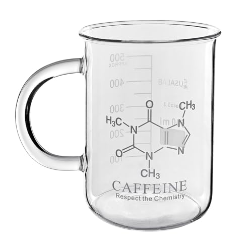 500ML Coffee Mug Beaker Borosilicate 3.3 - USAlab
