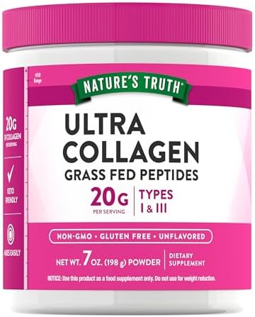 Nature's Truth Collagen Powder | 7 oz | Type I and III | Unflavored