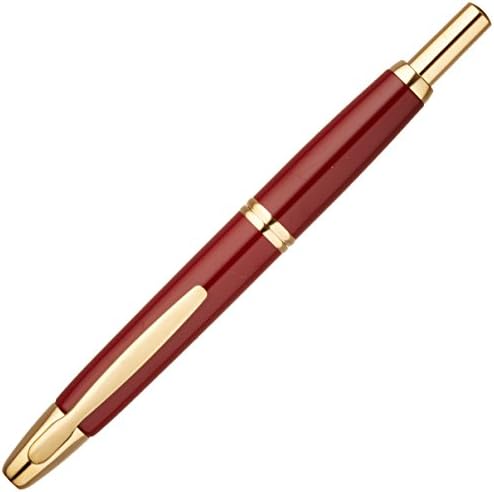 Pilot Fountain Pen Capless, F-Nib, Black Body (FC-15SR-B-F)