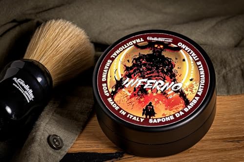 Goodfellas' Smile Inferno Tallow Shaving Soap, Made in Italy