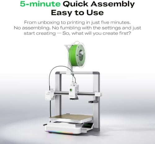 Creality SPARKX i7 Combo 3D Printer, Multi Color with CFS Lite High Speed AI Photo-to-3D Printing 95% Pre-Assemble Auto-Leveling Custom RGB Quick-Swap Essential Parts 10.24×10.24×10 inch