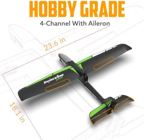 VOLANTEXRC New Version RC Plane, Remote Control Airplane for Adults, 4-Channel RC Plane with Durable Foam Construction, 3 Flight Modes, One-Key Stunts