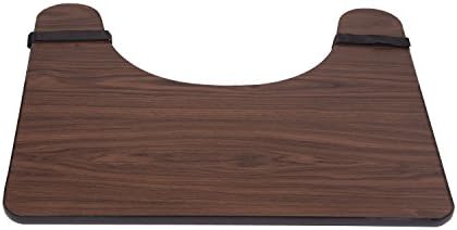 DMI Wood Wheelchair Lap Tray, Wheelchair Tray, Removable Wheelchair Tray Table, Wheelchair Table Tray for Seniors, Hardwood, 1 Count