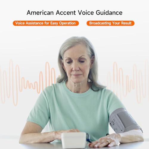 yuwell Blood Pressure Monitor, Large Upper Arm Blood Pressure Cuff, Digital Blood Pressure Machine for Home Use, Large Display, Stores 99 Readings