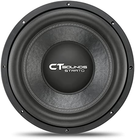 CT Sounds STRATO-15-D2 2500 Watts Max 15 Inch Car Subwoofer Dual 2 Ohm