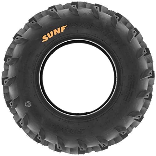 Set of 2 SunF A024 22x11-9 ATV UTV Mud/Trail Tires, 6-PR, Deep Directional Tread