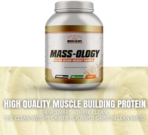 MUSCLEOLOGY Weight Gainer | Whey Protein Powder | Muscle Builder for Men & Women | Chocolate, 6 lbs
