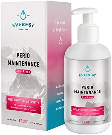 Perio Maintenance Alcohol Free Mouthwash – Concentrated Mouthwash for Bad Breath, Plaque, Sensitive Teeth