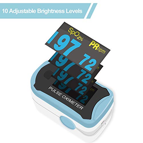 easy@Home Fingertip Pulse Oximeter - SpO2 & Heart Rate Monitor EHP029