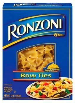 Ronzoni Bow Ties Pasta 12 oz