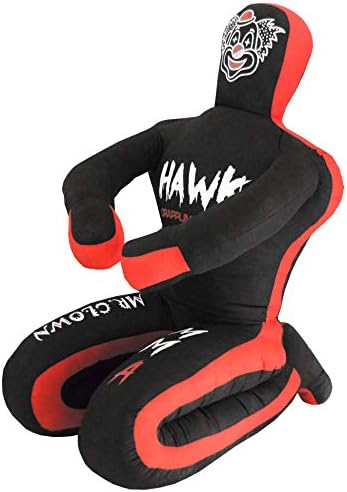 Hawk Sports Clown Grappling Dummy for Combat Sports Mastery, Moveable and Strikeable Punching Dummy for Adults, 5 ft. Boxing Dummy for MMA Jiu-Jitsu