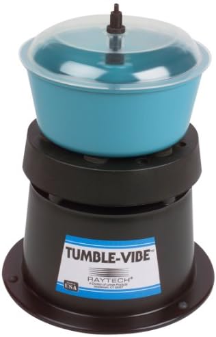 Raytech 23-001 TV-5 Standard Vibratory Plastic Tumbler, 0.05 Cubic feet Bowl Capacity, 115V, 60 Hz
