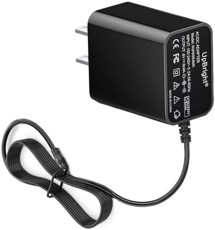 UpBright 6V AC/DC Adapter Compatible with Braun 63990 64797 Harbor Freight Tools 845 350 Lumen Worklight Rechargeable Lithium Li-Ion 3.7V 2000mAh