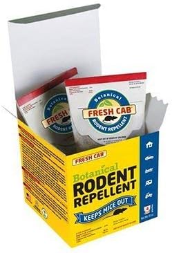EarthKind EMW7208598 Fresh Cab Rodent, Rats and Mice Repellent With Blend Of Plant Fiber and Botanical Extracts For Use On The Farm