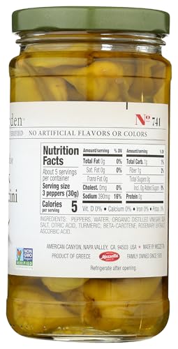 Jeff's Garden, Peperoncini Grrek Golden Whole, 12 Ounce