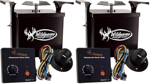 WILDGAME Innovations Trophy Hunter 6V Photocell Feeder Kit | Durable Weather-Resistant Power Control Unit & Photocell Timer with Dawn and Dusk Feed Times