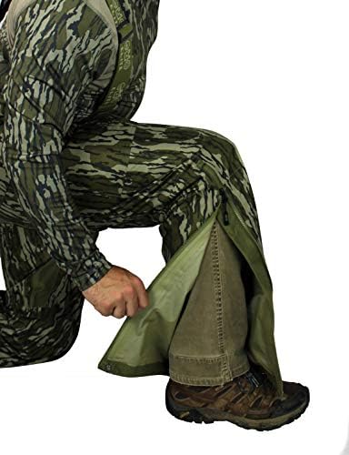 Piedmont Waterproof Convertible Camo Hunting Bib Pant (MO Bottomland, S)