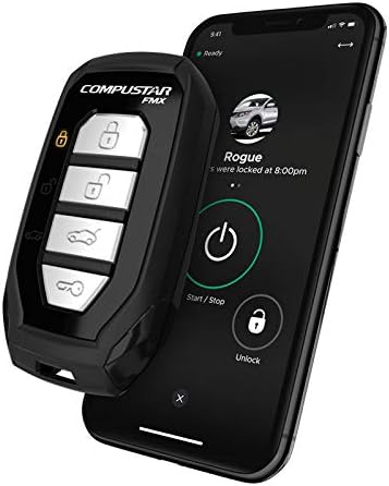 Compustar CSX4900-S 4-Button 2-Way, 3000' Remote Start System w/Drone X1LTE