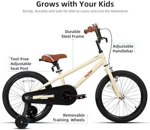 JOYSTAR Kids Bike for Ages 2-12 Years Boys Girls BMX Style Bicycle | 12-20 Inch Kids Bike with Training Wheels, Children Bicycle for Kids & Toddler