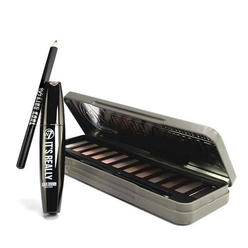 W7 Mighty Mattes Eyeshadow Palette - 12 Nude Shades | Long-Lasting Matte Eyeshadows, Flawless Natural Finish