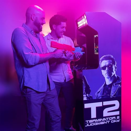 Arcade1Up Terminator 2 Deluxe Arcade Machine with Real-Feel Arcade Guns | 17-Inch BOE Color Monitor, Dual Speakers and Wi-Fi Online Leaderboards