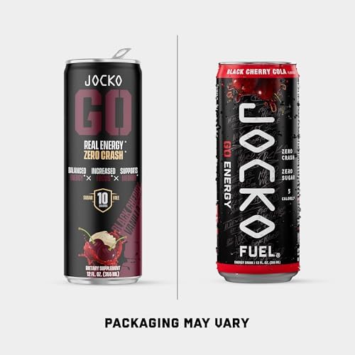 Jocko Fuel GO Energy Drinks, Sour Apple, 12 oz | 12 Pack