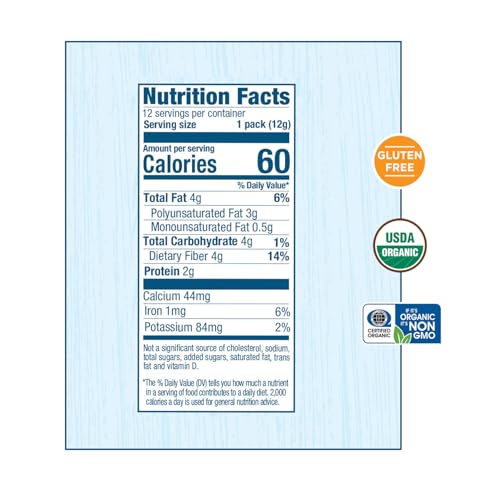 Carrington Farms Organic Milled Flax Seed 14 oz - Ground Flaxseed for Smoothies, Oatmeal, Baking & Vegan Egg Substitute | Omega-3, Fiber & Lignans | Vegan, Non-GMO, Gluten-Free
