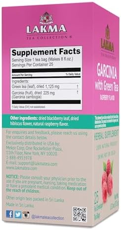 HYLEYS Lakma 14 Day Weight Loss Kit Green Tea - 42 Tea Bags