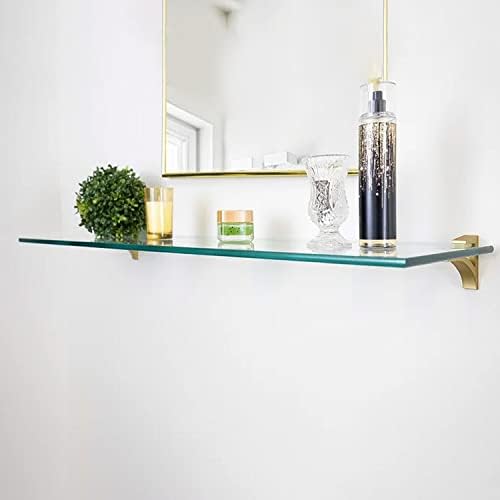Fab Glass and Mirror Glass Shelf 8" X 30" Clear