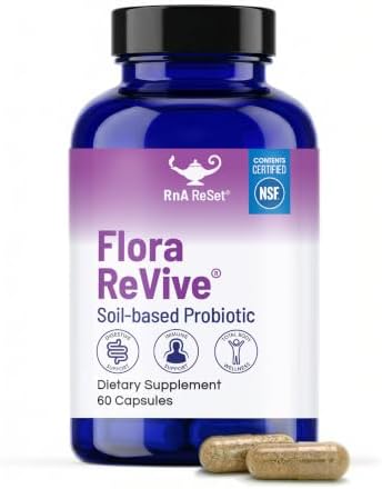 RnA ReSet Flora Revive - Soil-Based Probiotic for Gut Health (60 Capsules)